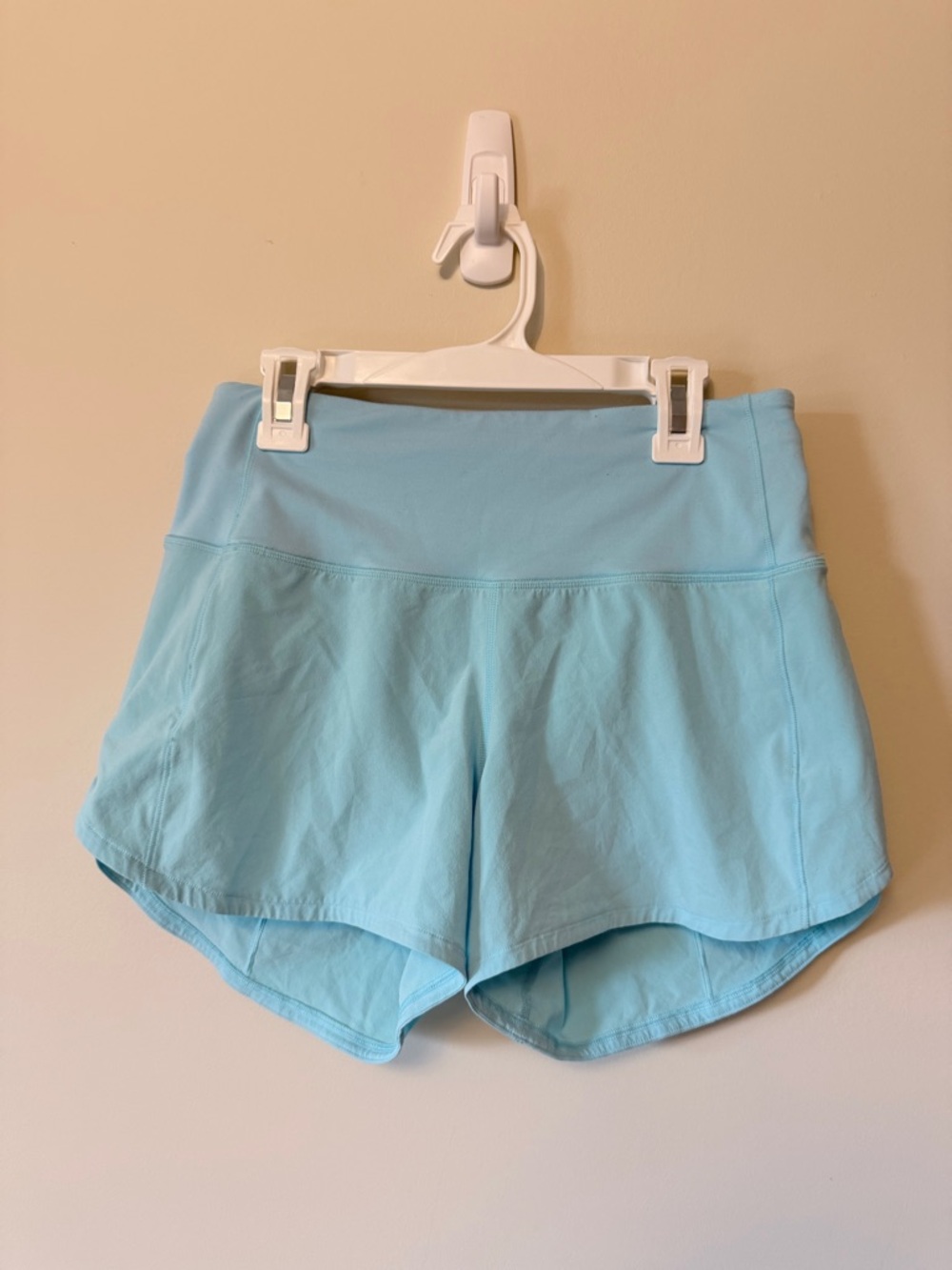 lululemon athletica Light Blue Athletic Shorts